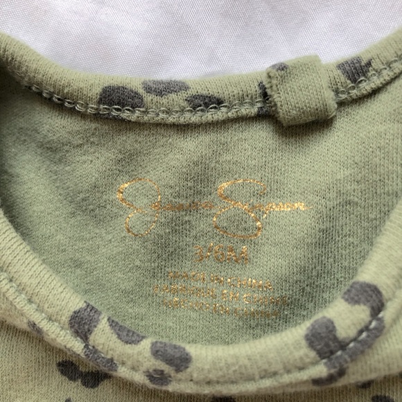 Jessica Simpson & Healthtex Denim Overalls, Jumpsuit, & Animal Print Onesies - Picture 9 of 9